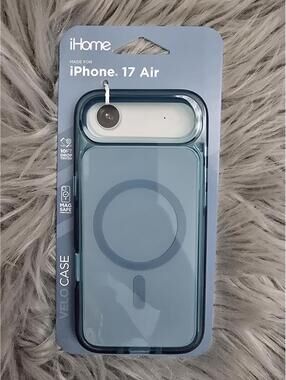 iHome Velo Case for iPhone 17 Air - MagSafe Compatible, Shock Absorbent